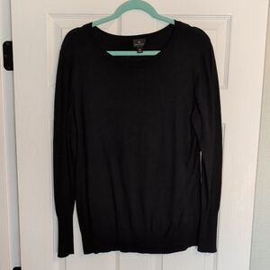Worthington Classic Black Scoop Neck Sweater